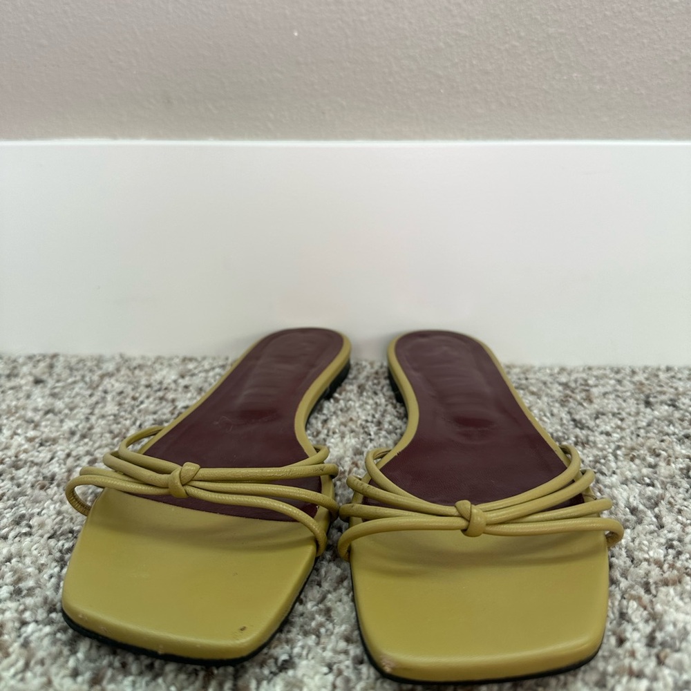 STAUD Pippa Sandals in Khaki